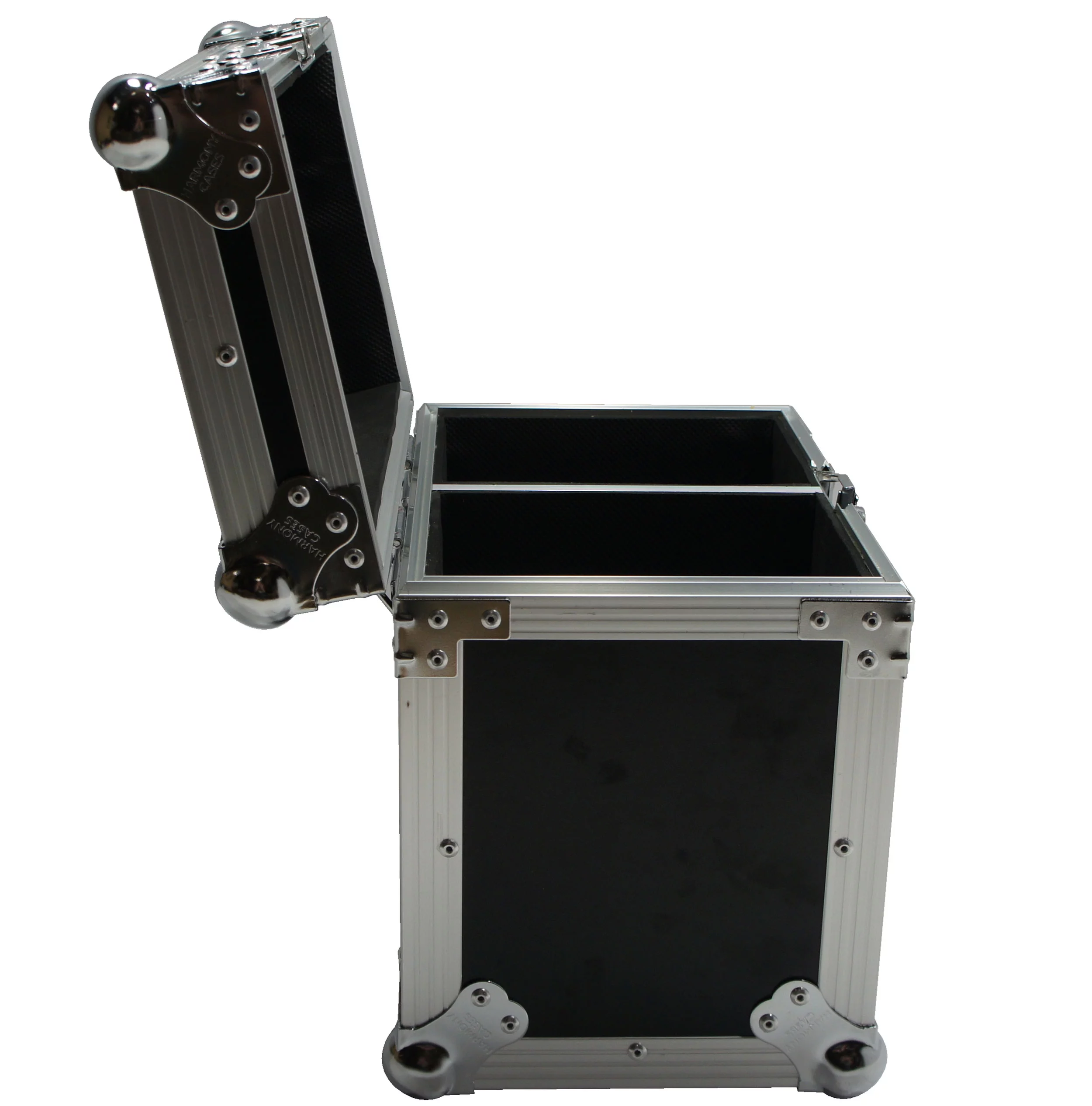 Harmony Cases Dual Chamber Space DJ Lighting Universal Ultility Road Travel Case