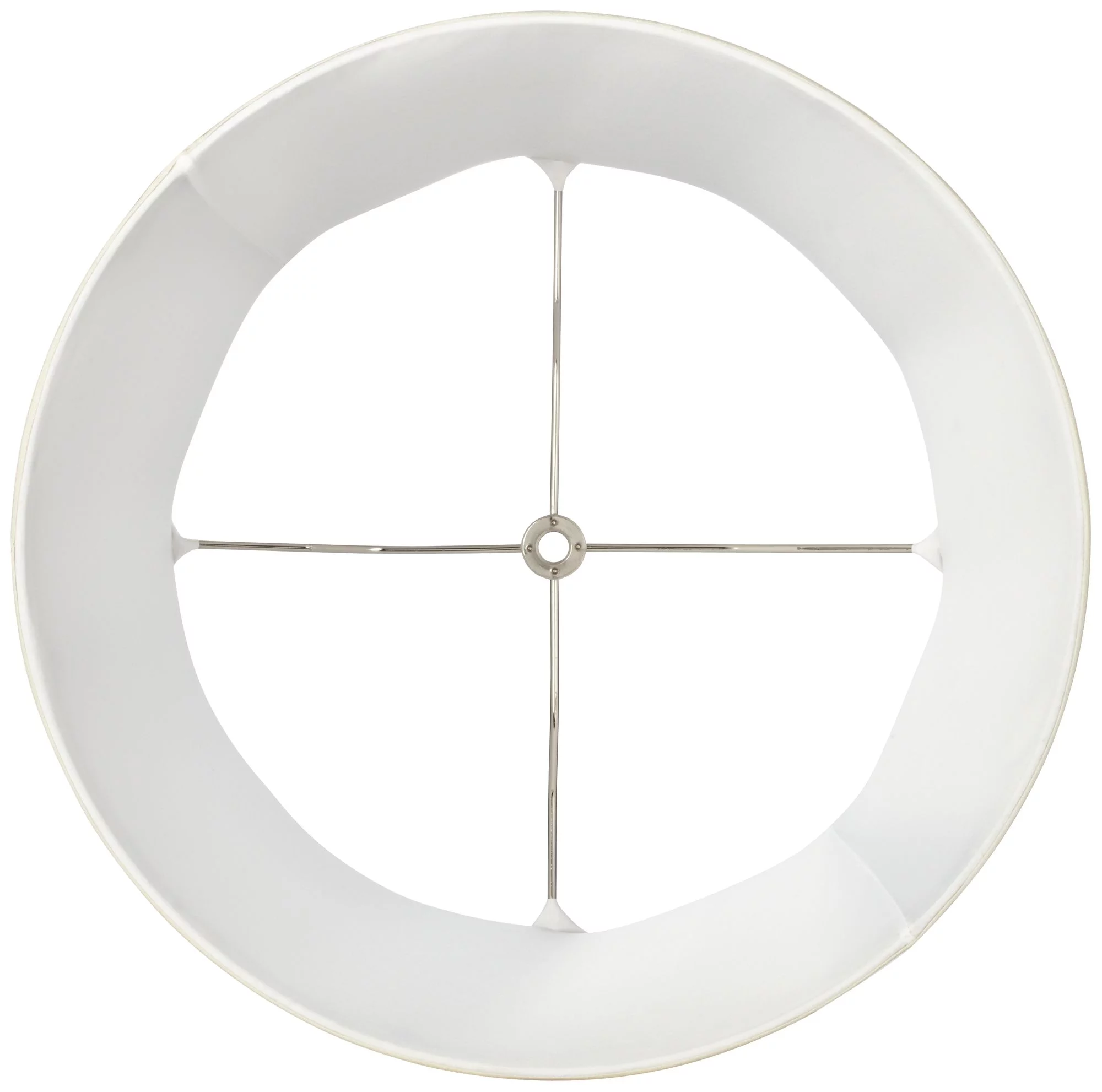 Springcrest Medium Round Softback Off-White Tapered Drum Lamp Shade 12