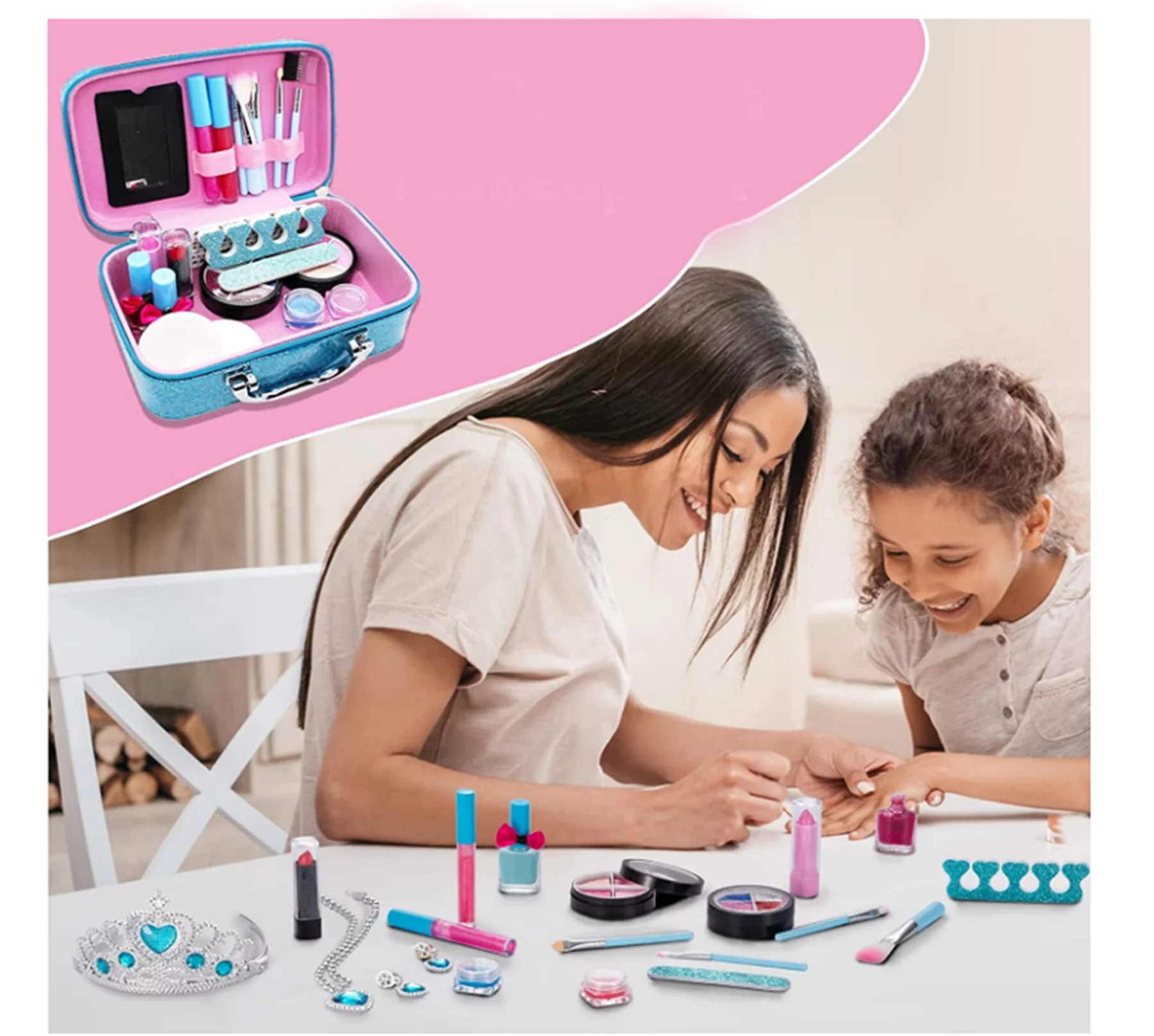 24 Pcs Kids Makeup Kit for Girl