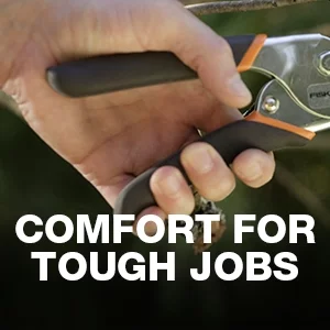Fiskars Power-Lever Ultra Anvil Pruner, Steel Blade and Non-Slip Handle
