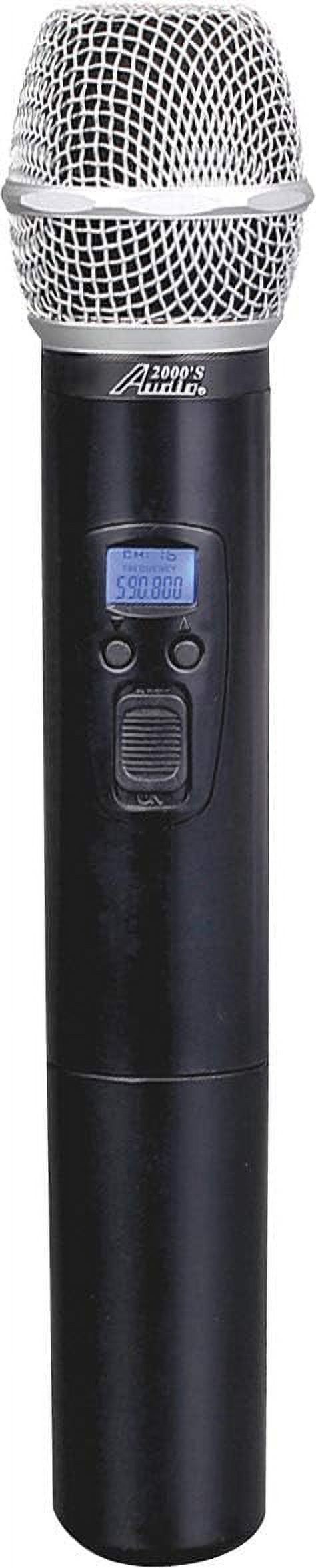 S6522U UHF PLL Frequency Agile Rechargable Wireless System With Two Rechargeable Handheld Wireless Microphones