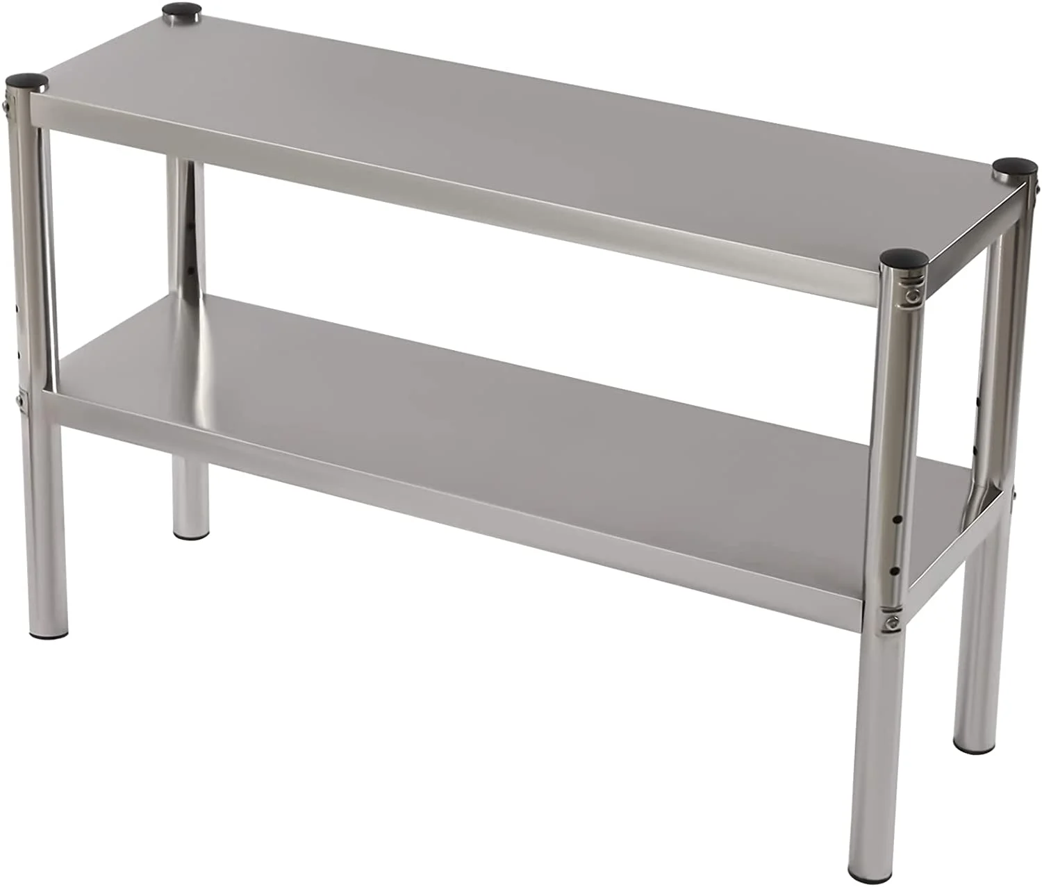 Miumaeov Stainless Steel Commercial Wide Double Overshelf 12