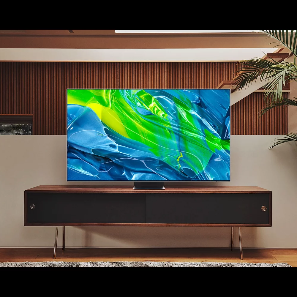 Pre-Owned Samsung 65-Inch Class OLED 4K S95B Series Quantum HDR, Dolby Atmos, Object Tracking Sound, Laser Slim Design, Smart TV with Alexa Built-In (QN65S95BAFXZA, 2022), (Like New)
