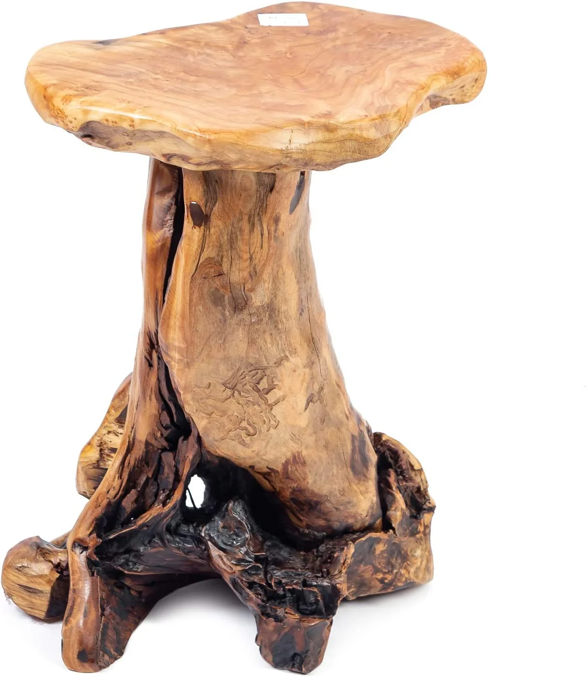 TQNJYGX Cedar Wood Potted Plant Stand Garden Pots Containers Vase Fishbowl Wooden Stand Tall H20.5