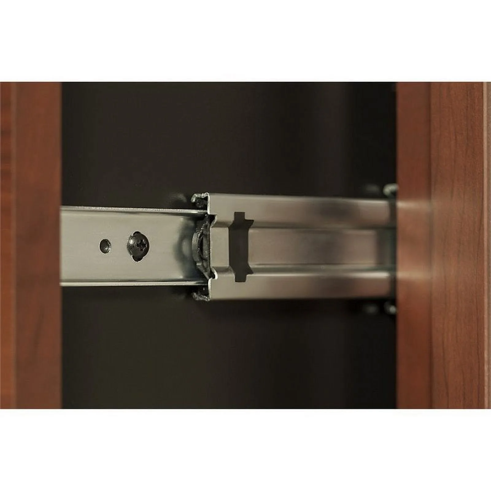 Home Square 2 Drawer Mobile Wood Filing Cabinet Set in Hansen Cherry (Set of 2)