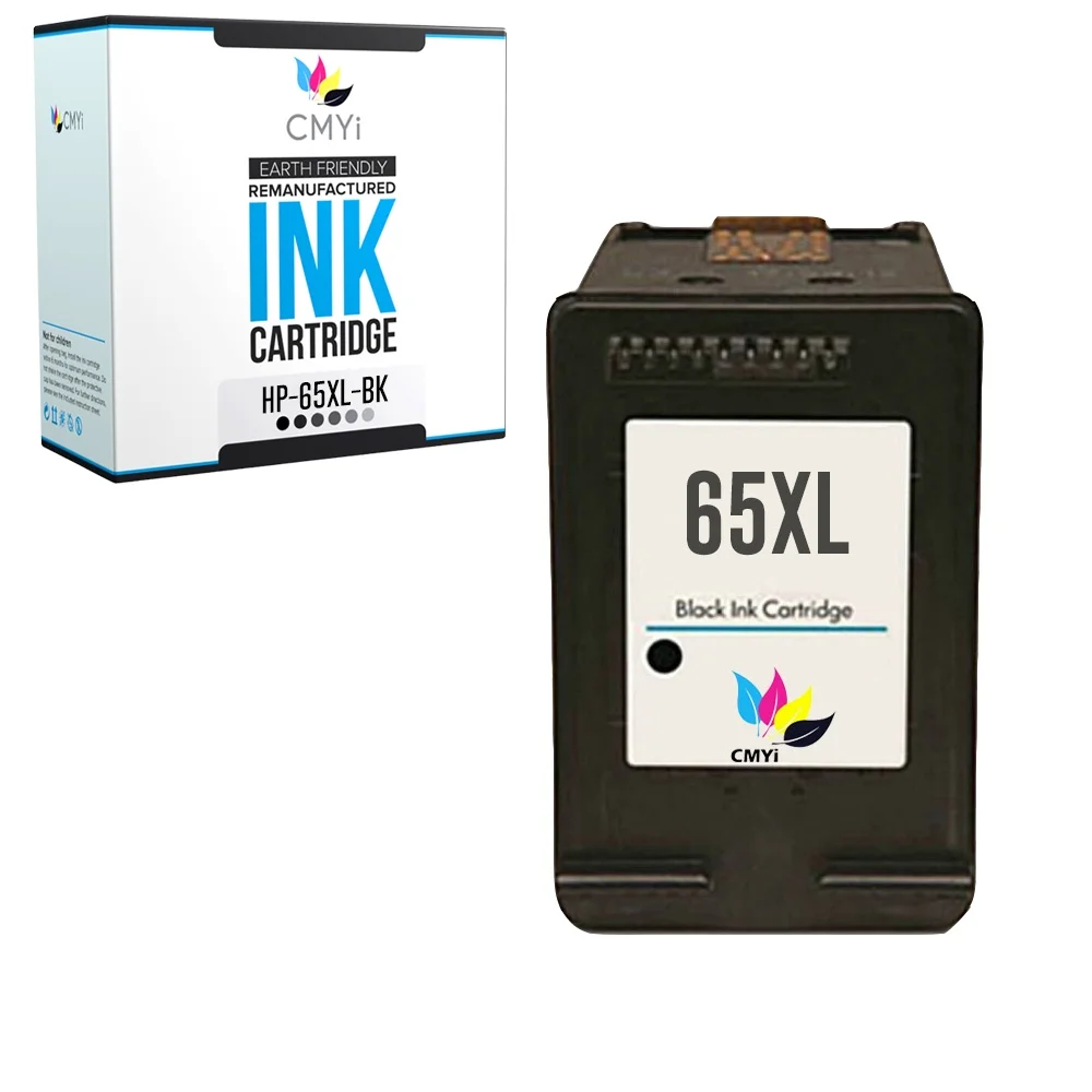 CMYi Ink Cartridge Replacement for HP 65XL (Black, 1-Pack)
