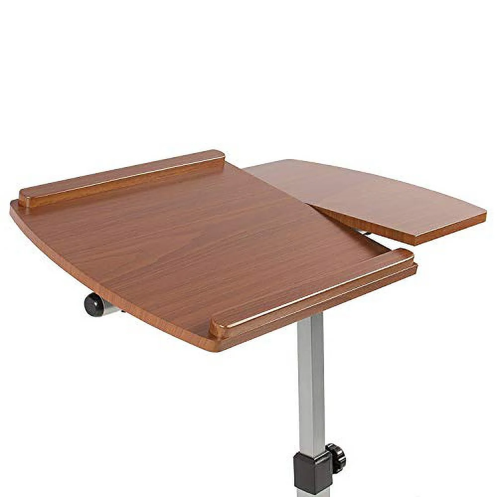 MEDA |Angle & Height Adjustable Rolling Laptop Desk Cart Over Bed Hospital Table Stand