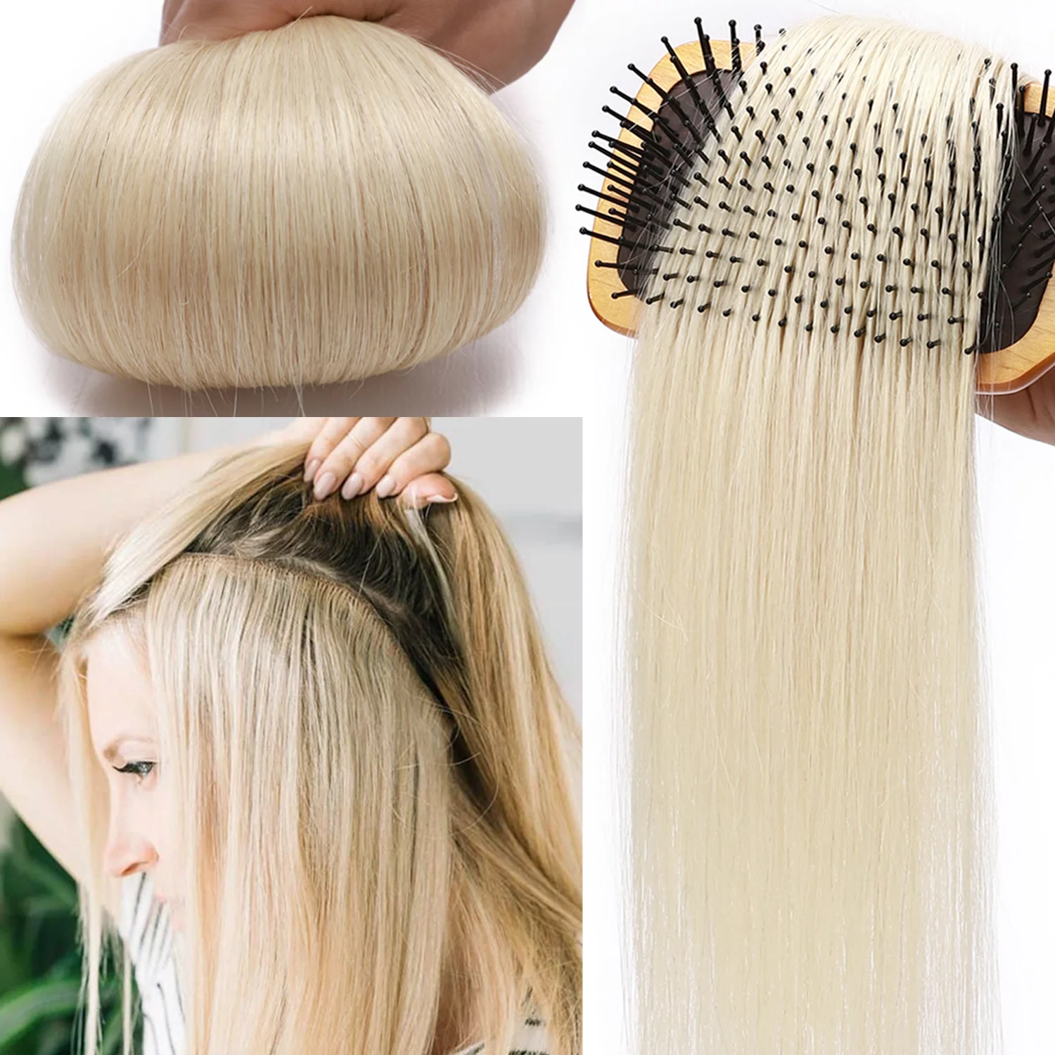 Benehair 100% Remy Human Hair Clip In Human Hair Extensions Full Head 8 Pcs Invisible Brown Hair Straight Smooth Hair Extensions US 8A Quality CLEARANCE