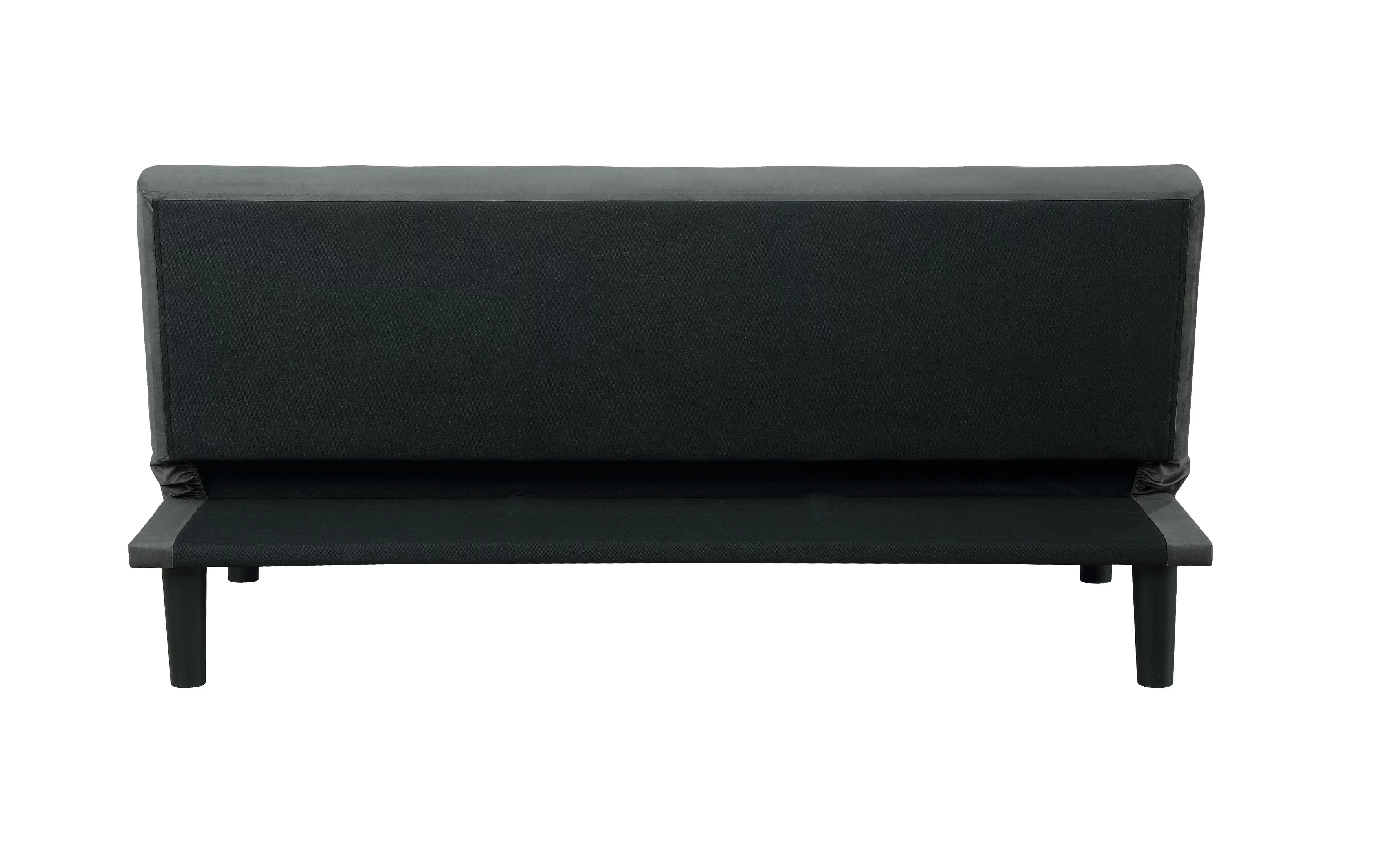 Serta Easton Casual Convertible Futon in Microfiber, Dark Grey 337281806