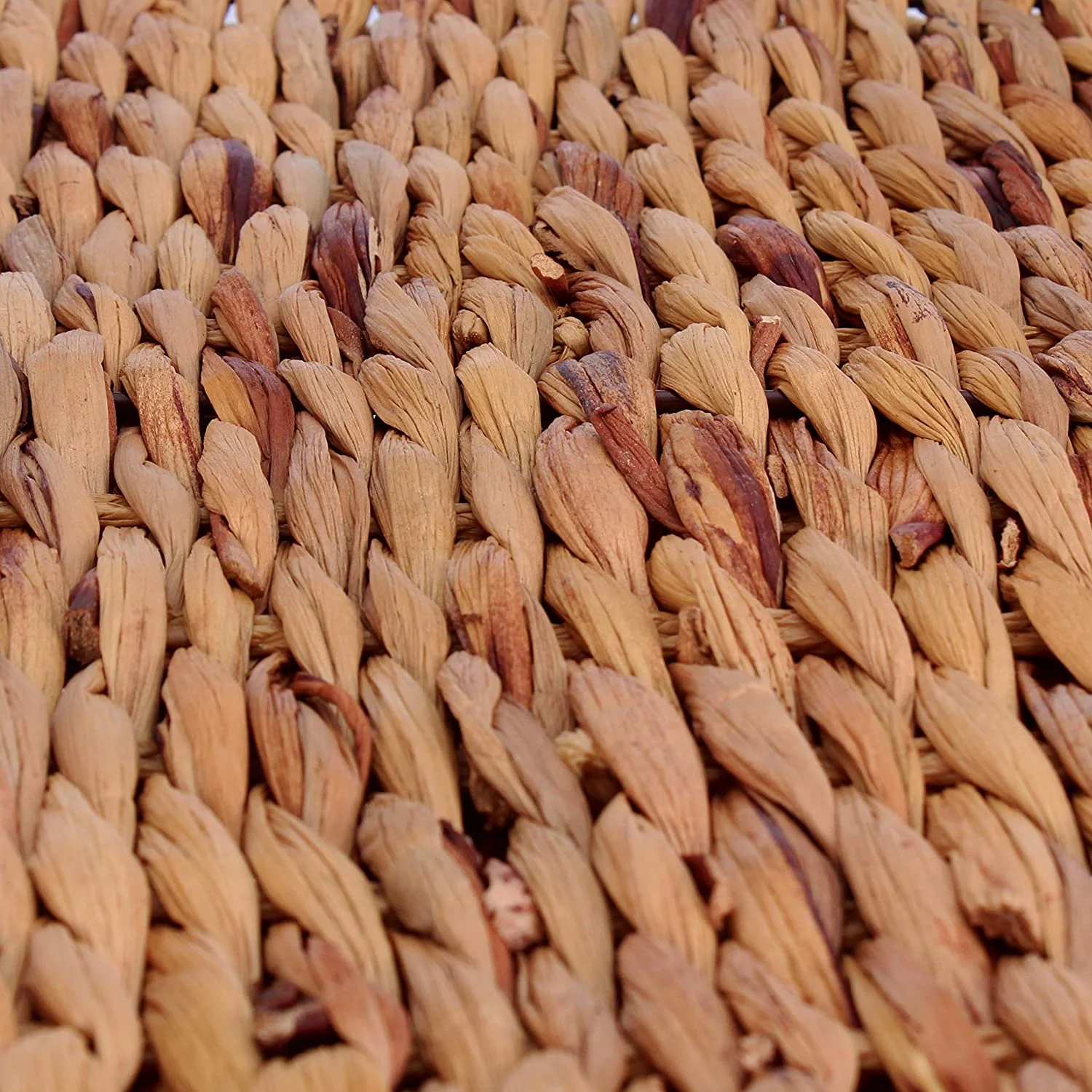 U-SHARE Seagrass Rolling File Cabinet - Home Filing Cabinet - Hanging File Organizer - Home and Office Wicker File Cabinet - Water Hyacinth Storage Basket for File Storage (Russet Brown)