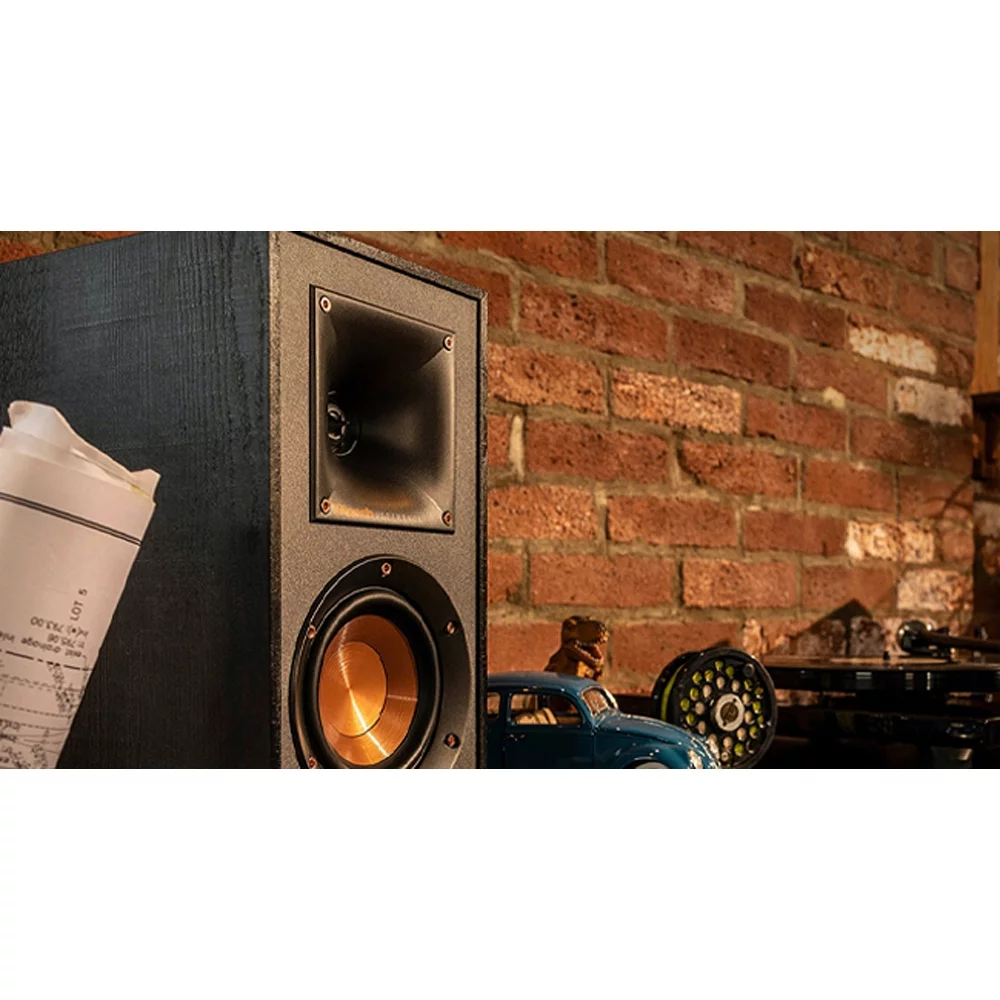 Klipsch R-41PM Powered Bookshelf Speaker, Black - (Open Box)