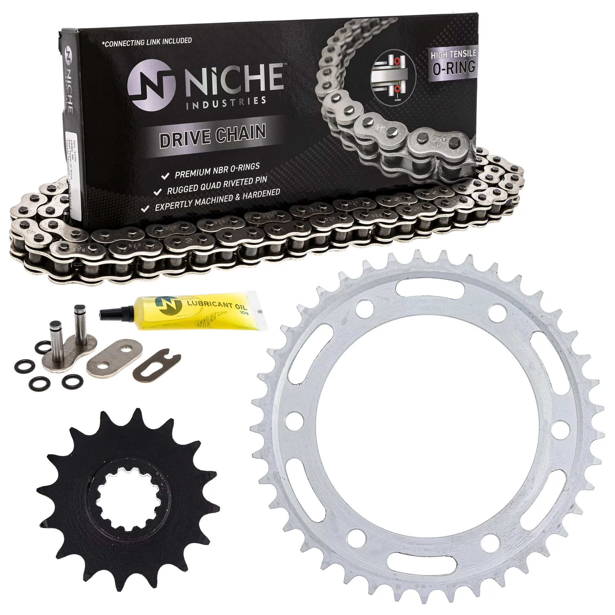 Niche Sprocket Chain Set for Honda CBR600RR 16/41T 525 O-Ring Motorcycle MK1004356