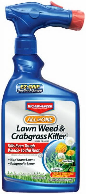 Bayer Crop Science 32 OZ All In 1 Lawn Weed & Crabgrass Killer Ready To Spray