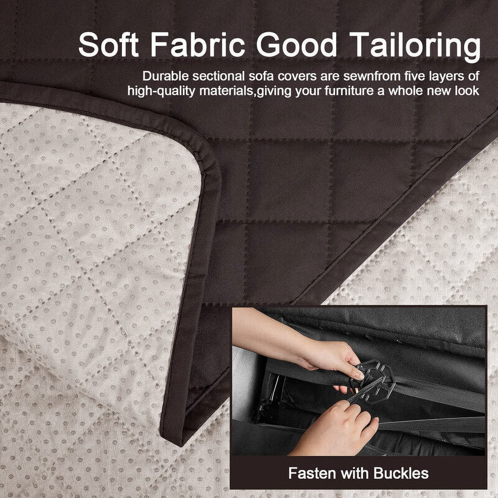 CJC 2 Seat Recliner Sofa Cover Mat Couch Cover Loveseat Sofa Slipcover With Cup holder 100% Waterproof