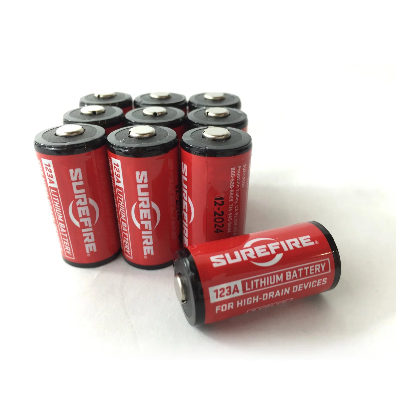 Surefire SF123A 3-Volt Lithium Batteries (10 pack)