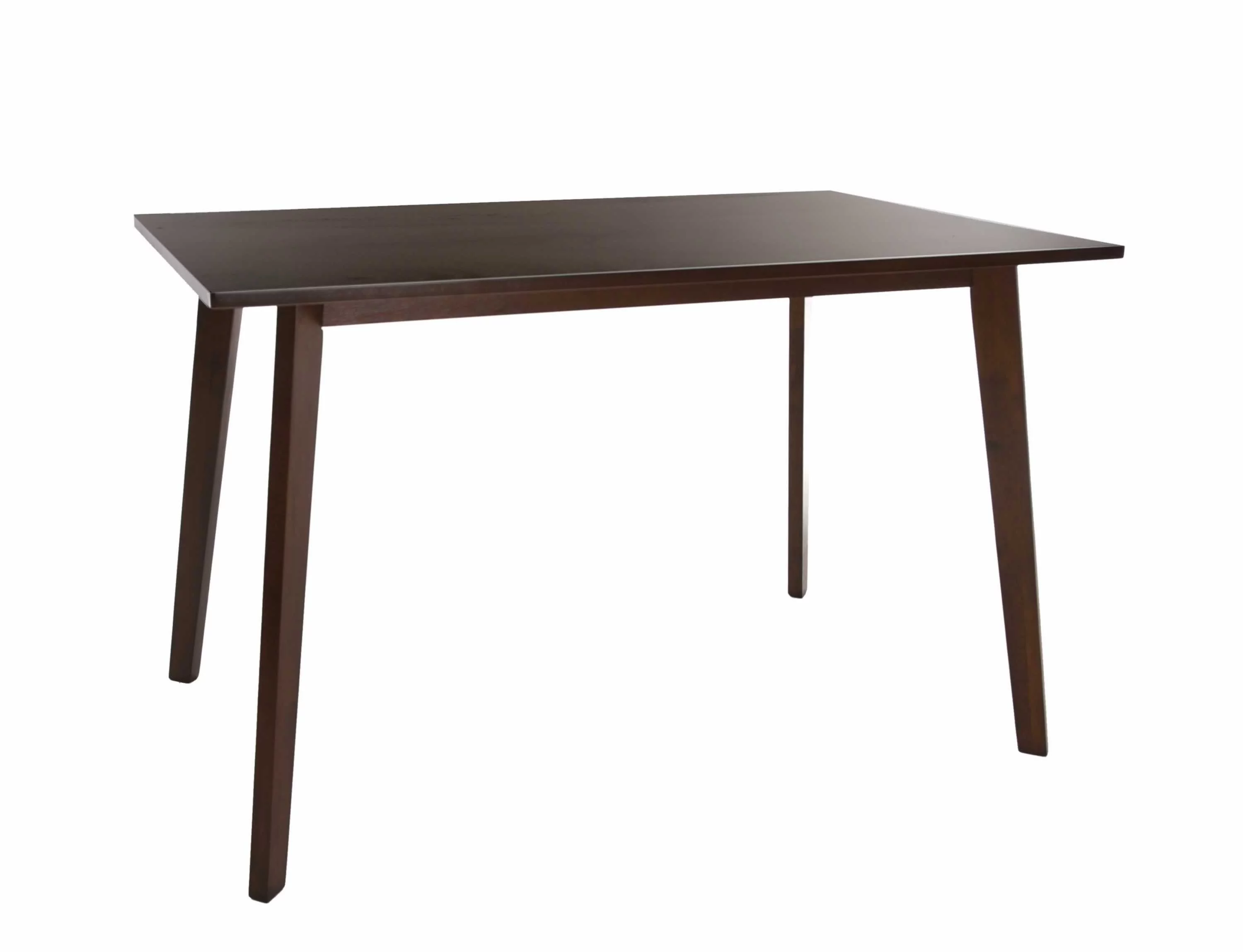 Zenvida Mid Century 5 Piece Dining Set Wood Table Fabric Chairs Seats Four