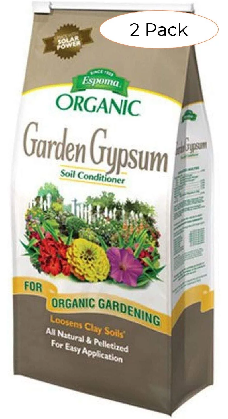 Espoma GG6 Garden Gypsum Fertilizer, 6-Pound Tw k