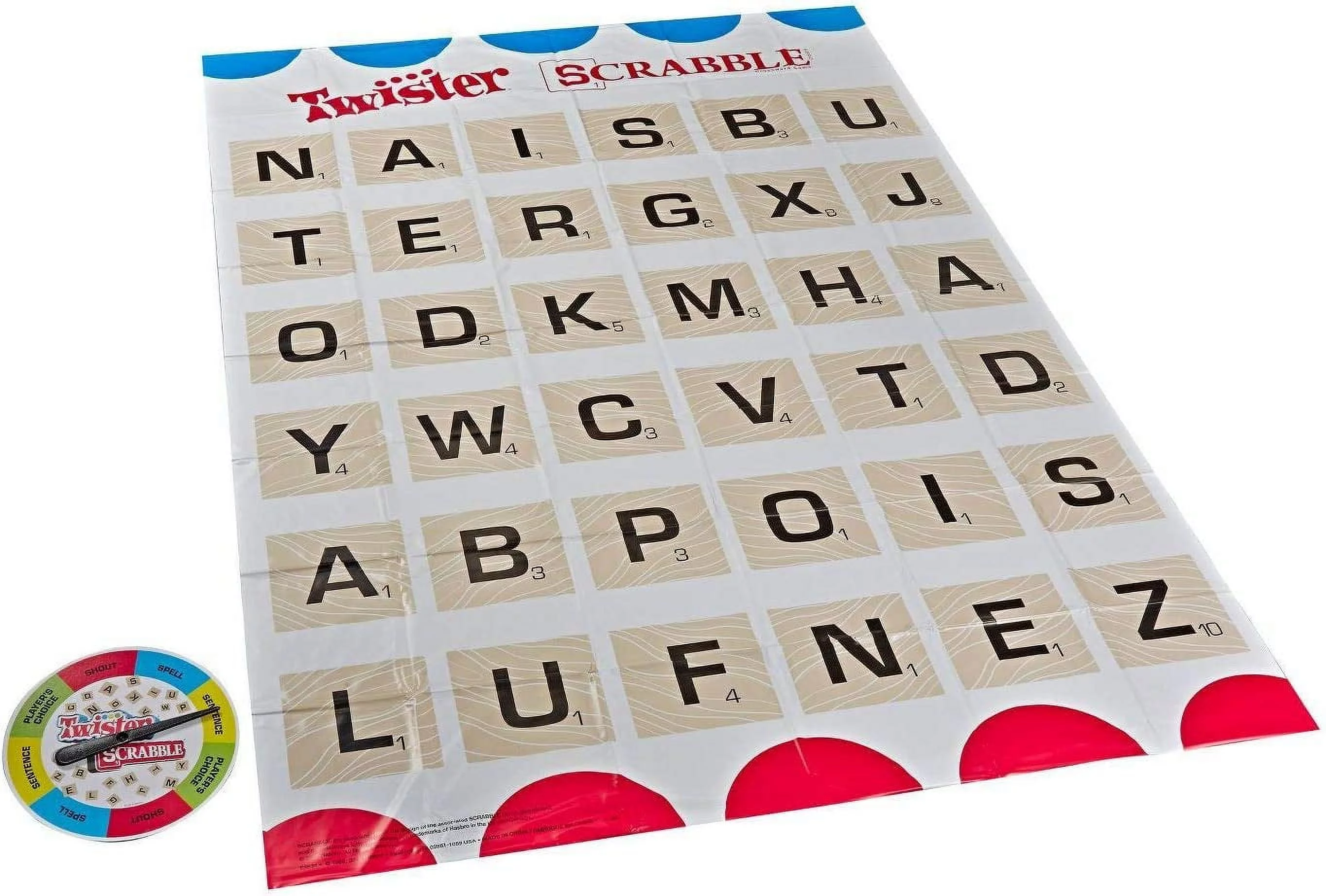 Game Mashups Twister Scrabble Game