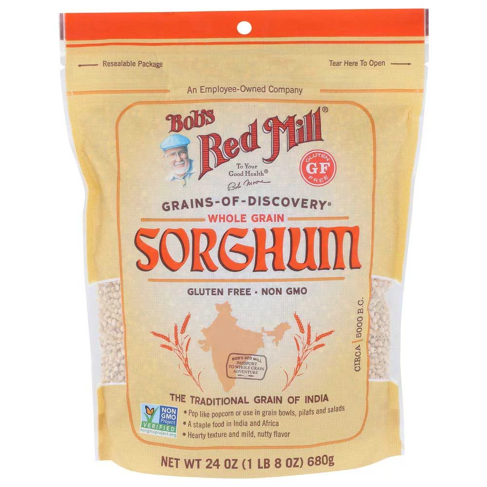 Bobs Red Mill Gluten Free Sorghum Grain, 24 Ounce -- 4 per Case.