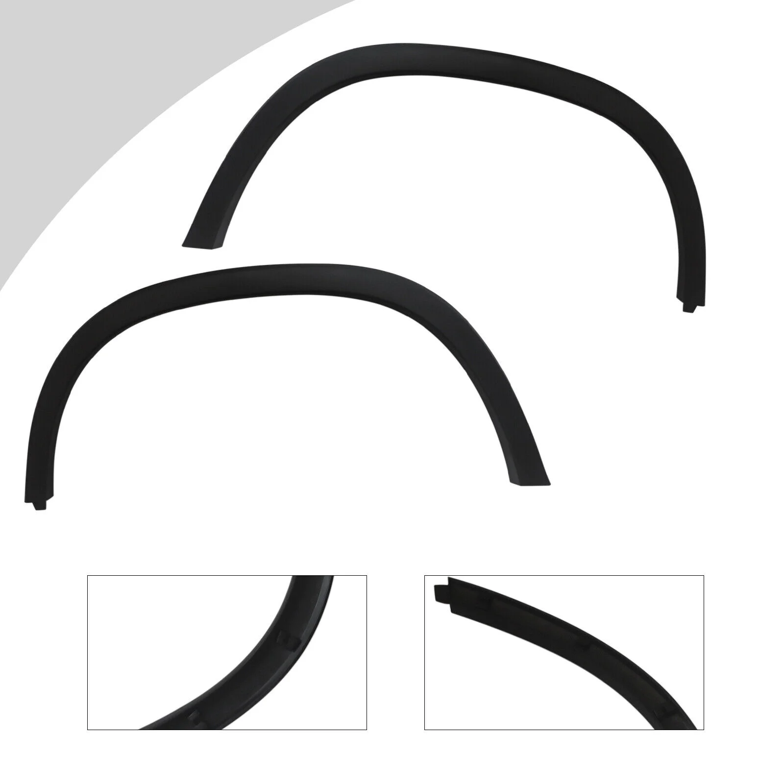 New Black Left+Right Front Fender Trim Flare Arch Molding for Chevrolet Trax 2013-2016