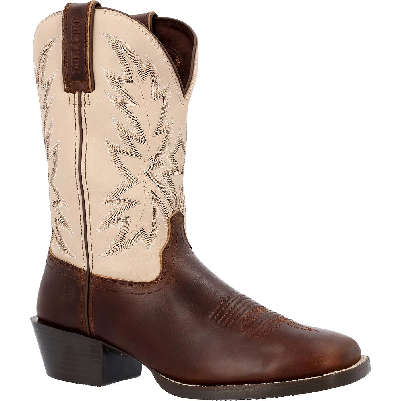 Durango Westward Chocolate Bone Western Boot Size 7.5(W)