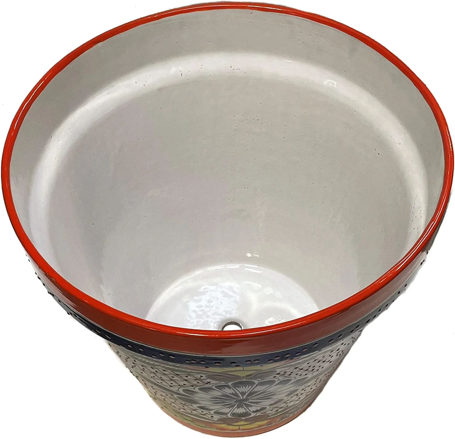 Small-Sized Ayumba Mexican Colors Talavera Ceramic Garden