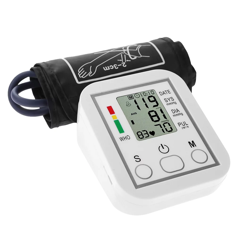 Suzicca Portable & Household Arm Band Type Sphygmomanometer LCD Display Accurate Measurement