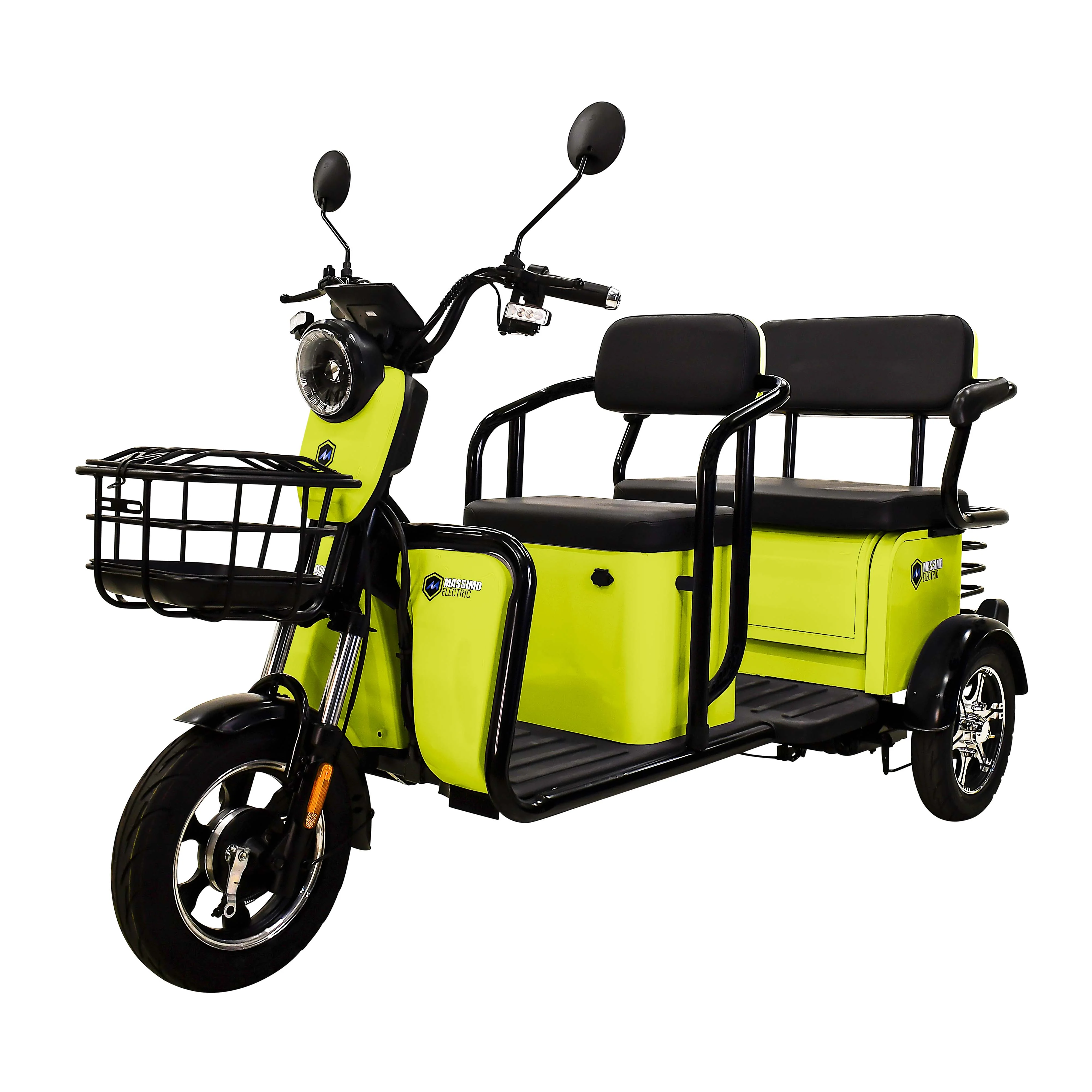 MASSIMO MOTOR MGC 800W (Scooter) with Front and Back Storage (Lime)