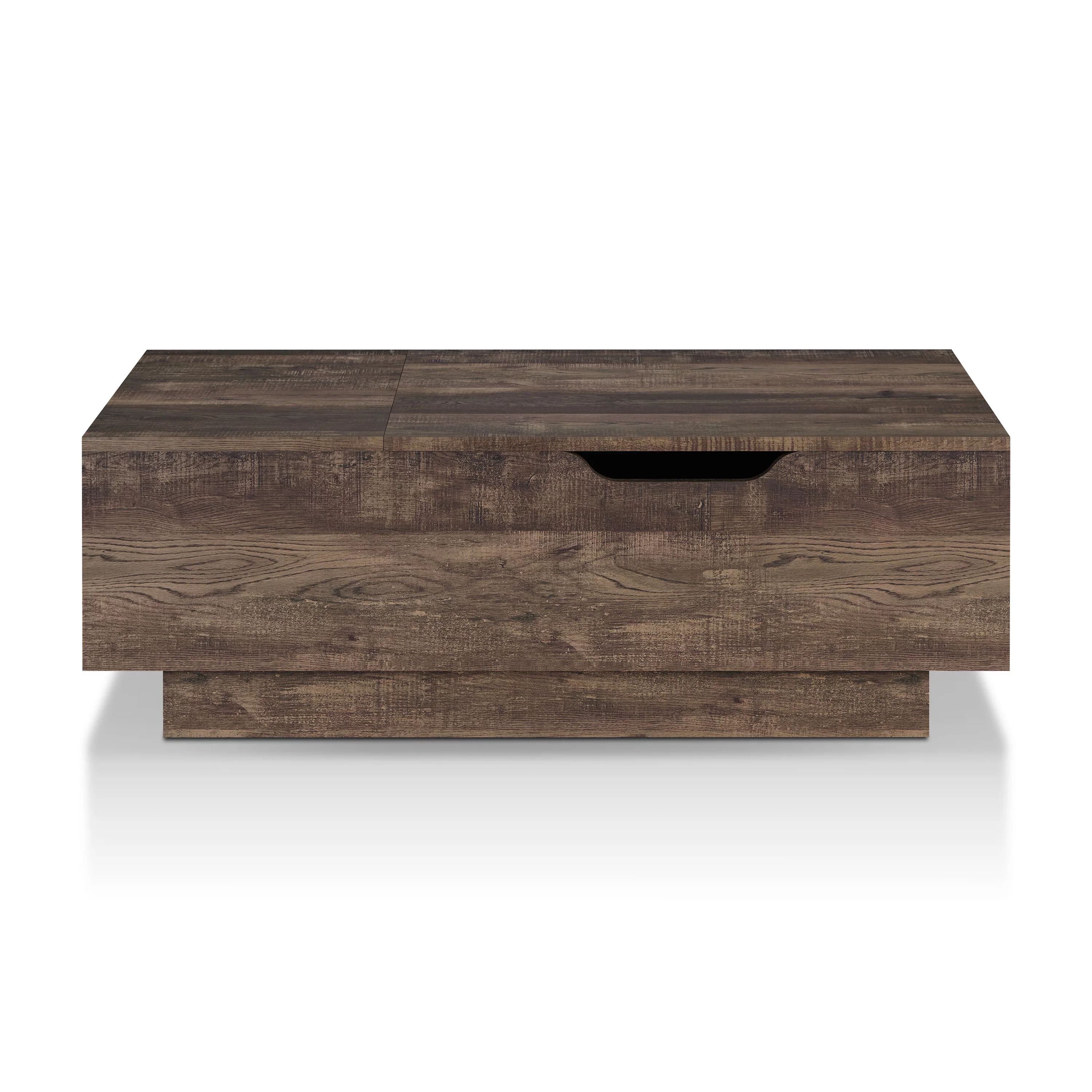 Furniture of America Arbo Lift-Top Coffee Table, Reclaimed Oak