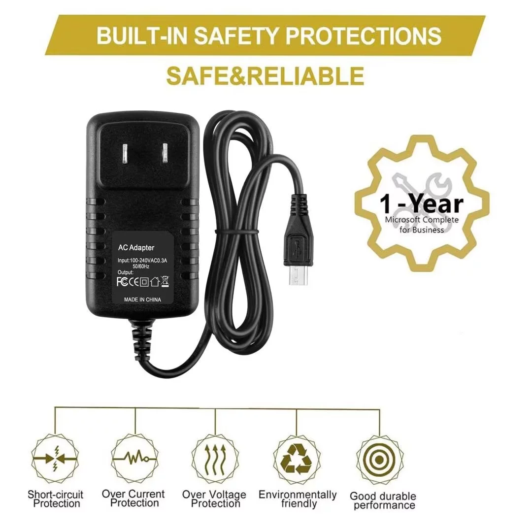 CJP-Geek 5V 2A Micro USB Adapter Charger for NVIDIA Jetson Nano Development Board Power