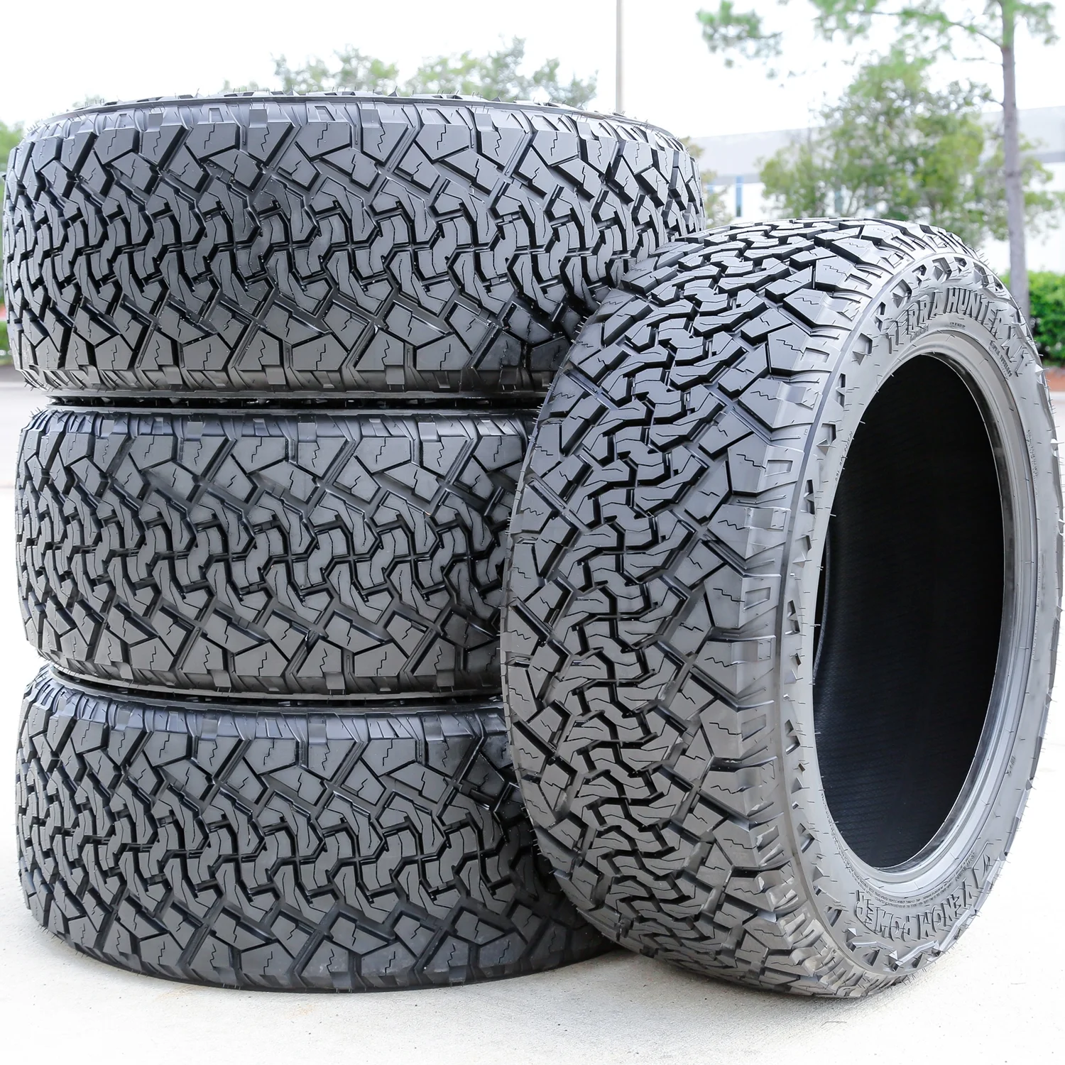 Set of 4 (FOUR) Venom Power Terra Hunter X/T LT 35X12.50R22 Load E (10 Ply) XT Extreme Terrain Tires