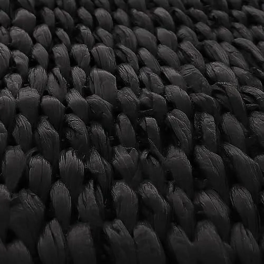 TQJKLFDY Seagrass Rolling File Cabinet - Home Filing Cabinet - Hanging File Organizer - Home and Office Wicker File Cabinet - Water Hyacinth  Basket for File  (Grey)