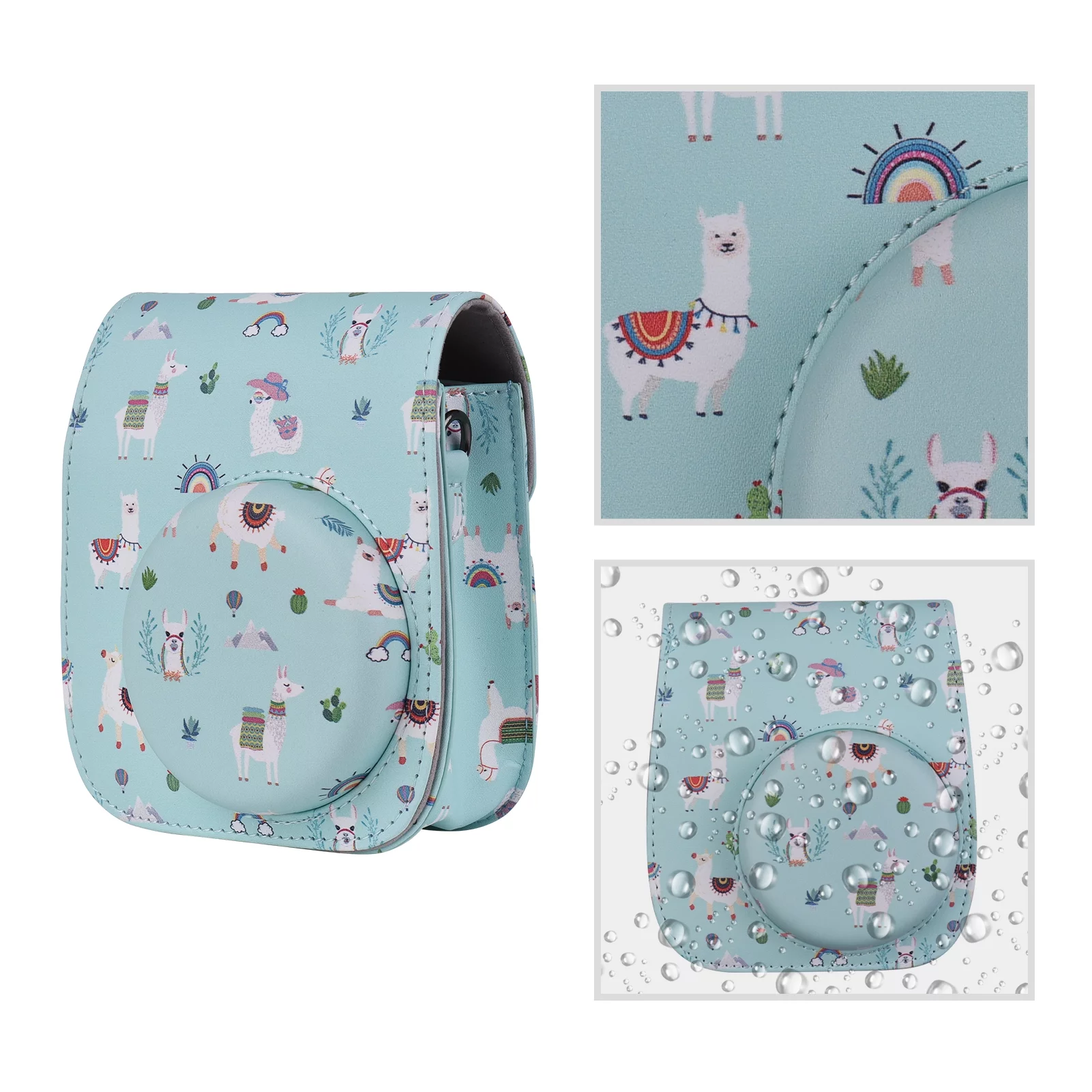 Andoer 12-in-1 Instant Accessories Bundle Kit Replacement for Fujifilm Instax 11 with Bag/ StrapPhoto AlbumPhoto ClipsPhoto FrameHanging StringStickersPenFilters