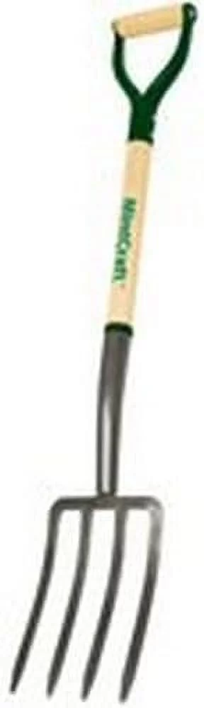 33284 34619 4-Tine Wooden Handle Spading Fork