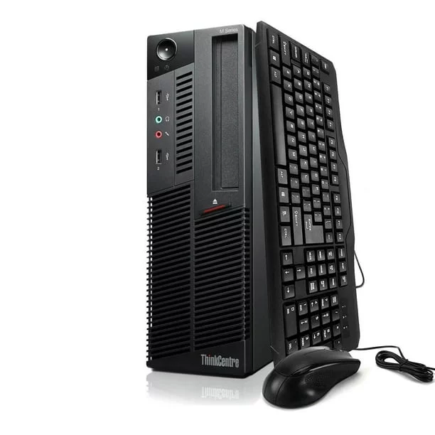 Lenovo M92P Desktop Computer Tower PC Intel Quad-Core i5 3.2GHz Processor 8GB RAM 320GB HDD WIN11 Pro (Monitor Not Included) Wi-Fi, Keyboard & Mouse (Used-Like New)
