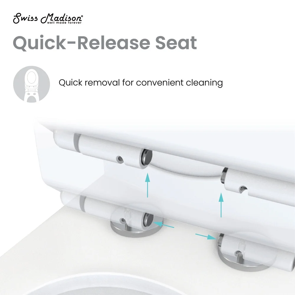 St. Tropez One-Piece Elongated Toilet, Touchless 1.1/1.6 gpf