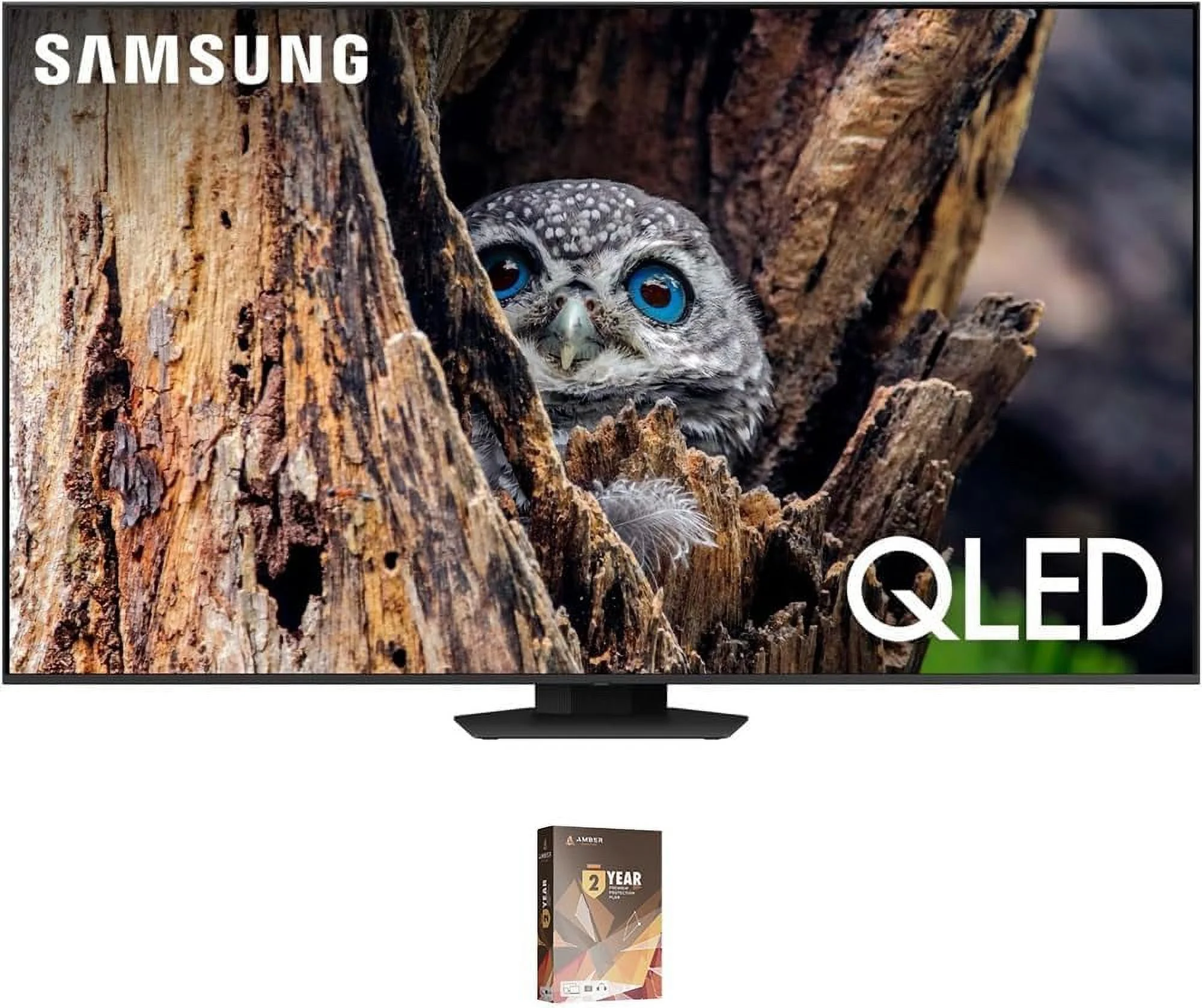 Samsung QN65Q80DAFXZA 65 Inch QLED 4K Quantum HDR Plus Smart TV with an Additional 2 Year Extended Protection (2024)