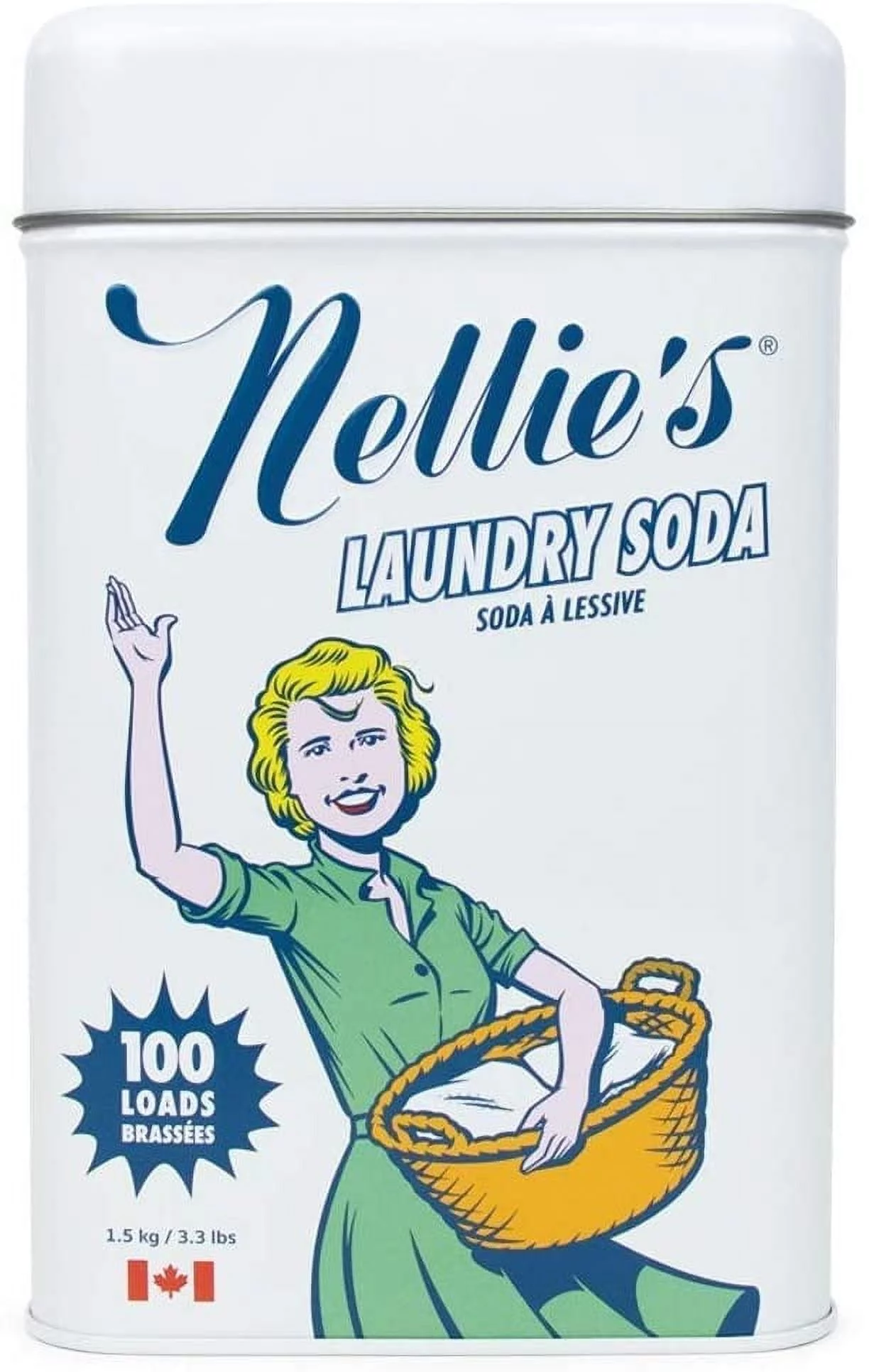 Nellie's Laundry Soda 100 Loads 3.3 lbs