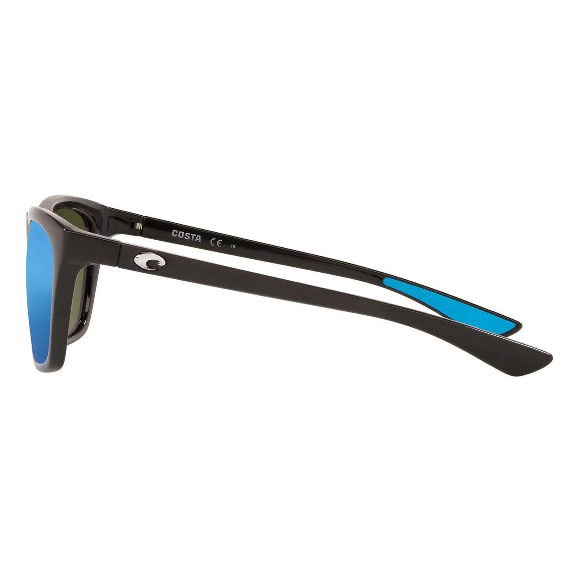 Sunglasses Costa Del Mar 06 S 9005 900512 Cheeca 11 Shiny Black Blue Mir