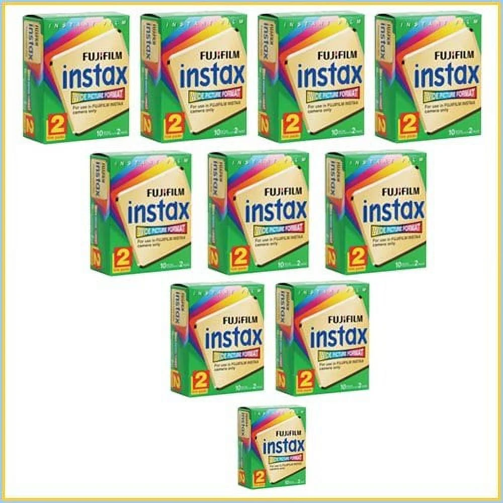 Fujifilm Instax Wide Instant Film 10 Twin Packs 200 Sheets 03/2017 16385995