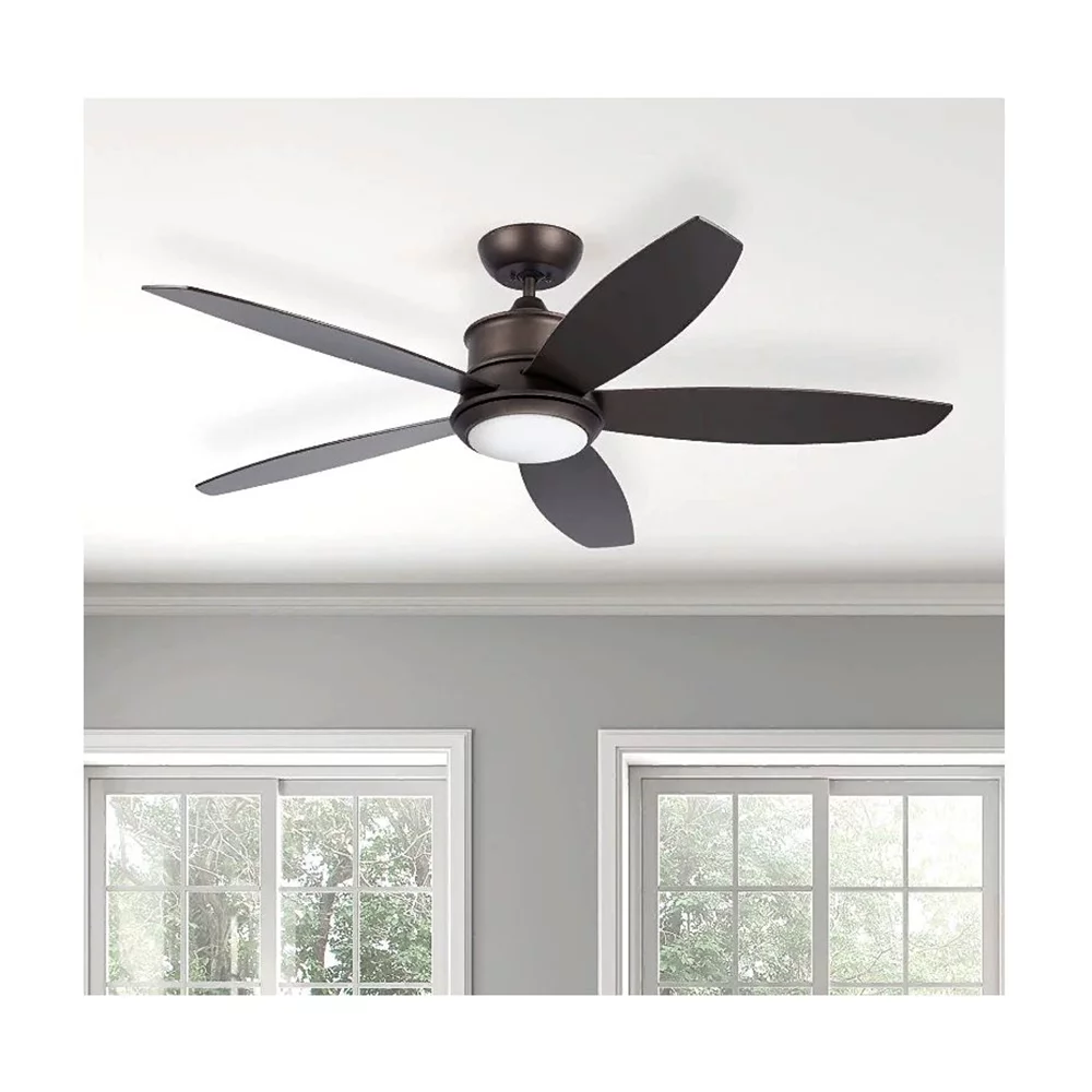 Luminance Claire 52 Inch Ceiling Fan with Light Kit Oil Rubbed Bronze EC1001ORB