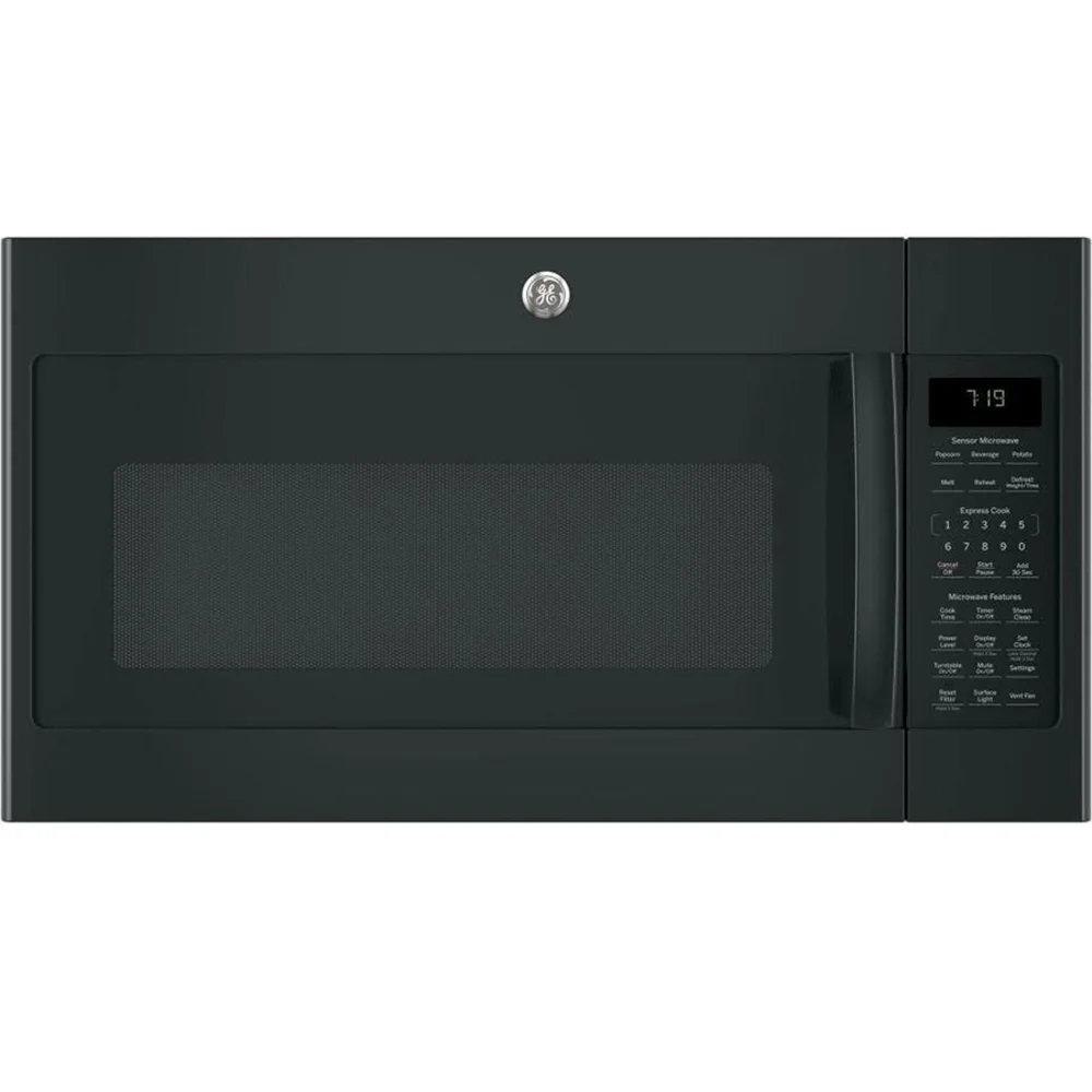 GE JVM7195DKBB 1.9 Cu. Ft. Over-the-Range Microwave Black Bundle with 2 YR CPS Enhanced Protection Pack