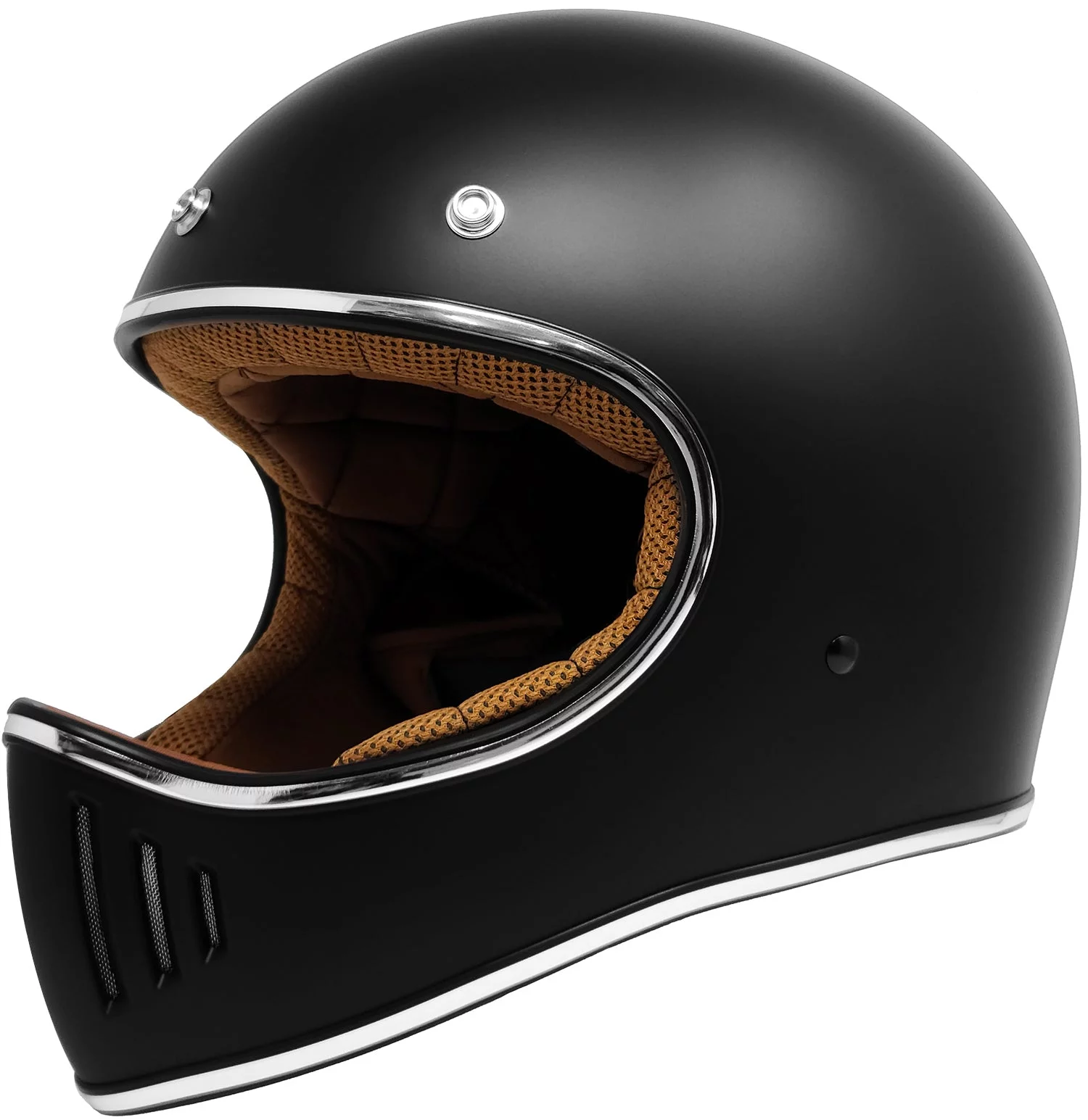 GDM REBEL Vintage Full Face Motorcycle Helmet