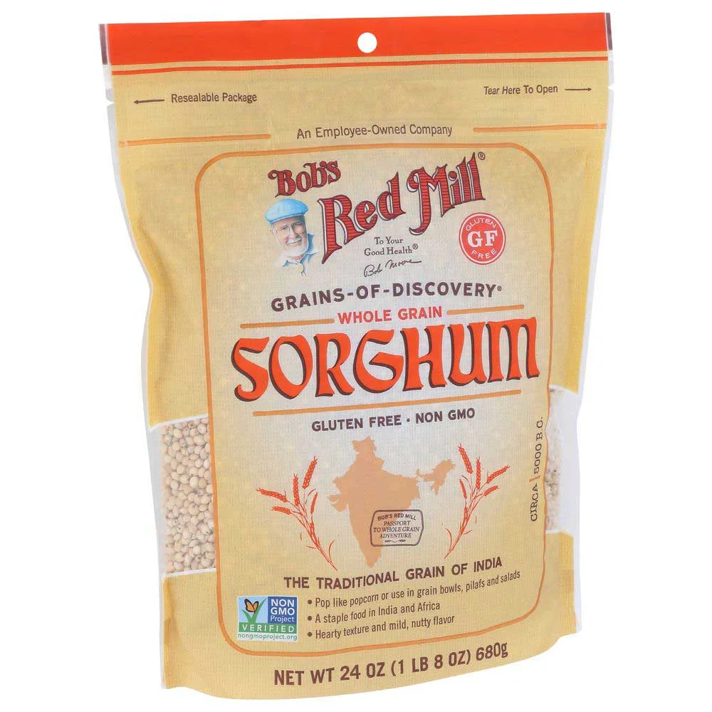 Bobs Red Mill Gluten Free Sorghum Grain, 24 Ounce -- 4 per Case.