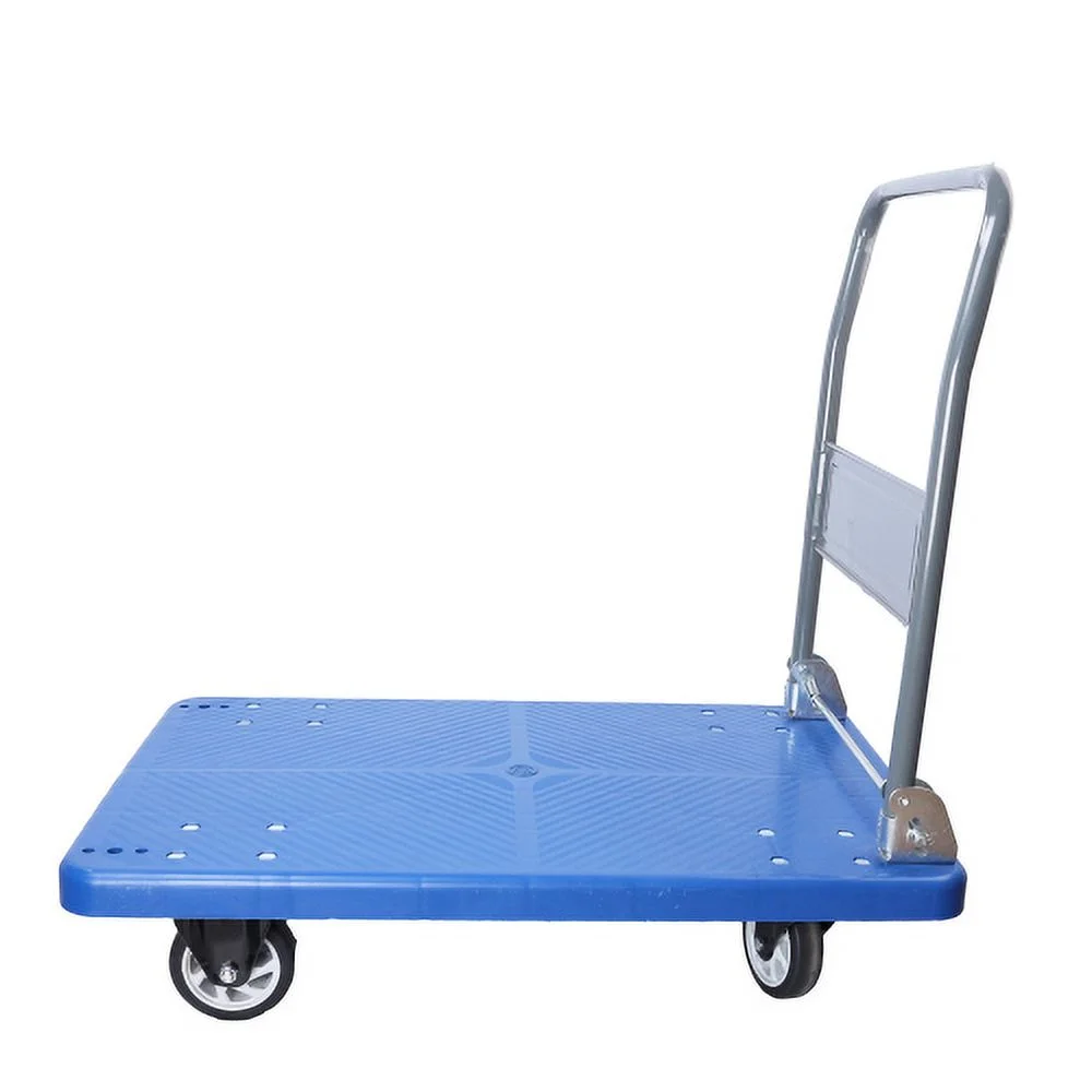 Hand Truck Upgraded Foldable Push Cart Dolly 660 lbs Capacity Moving Platform Hand Truck Heavy Duty
