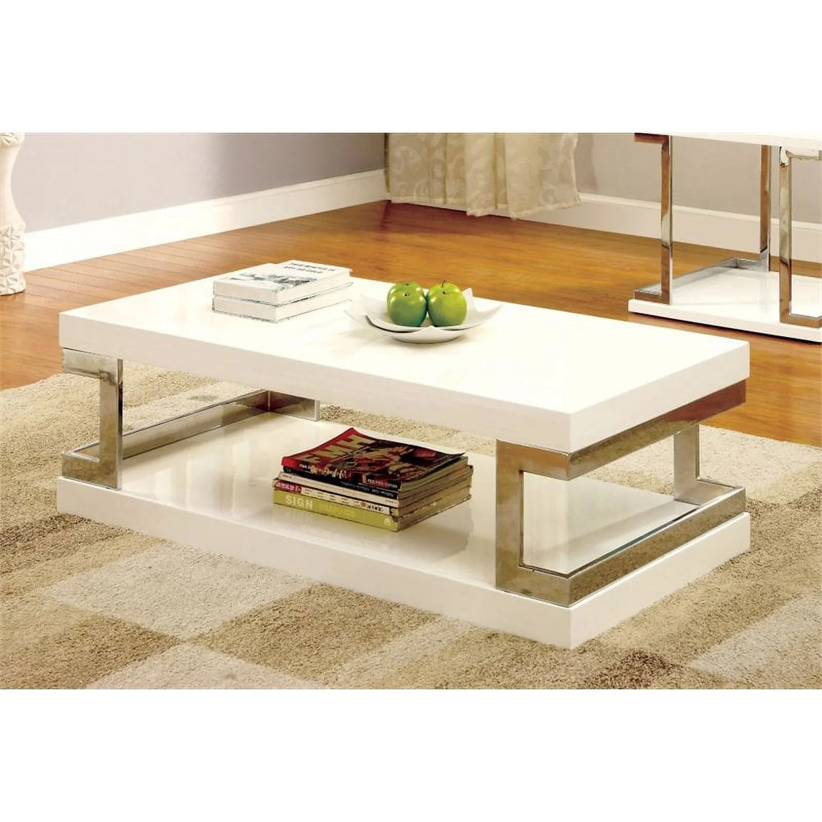 Bowery Hill Coffee Table in White