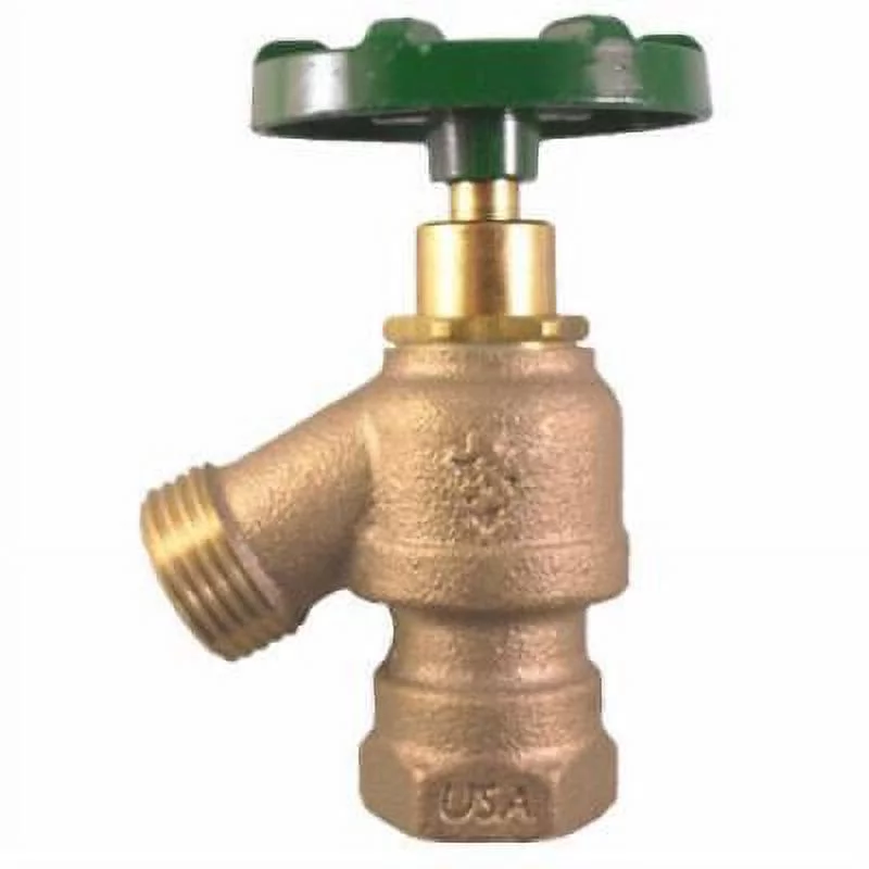 Arrowhead 1/2 or 3/4 in. FIP Hose Brass Garden Valve