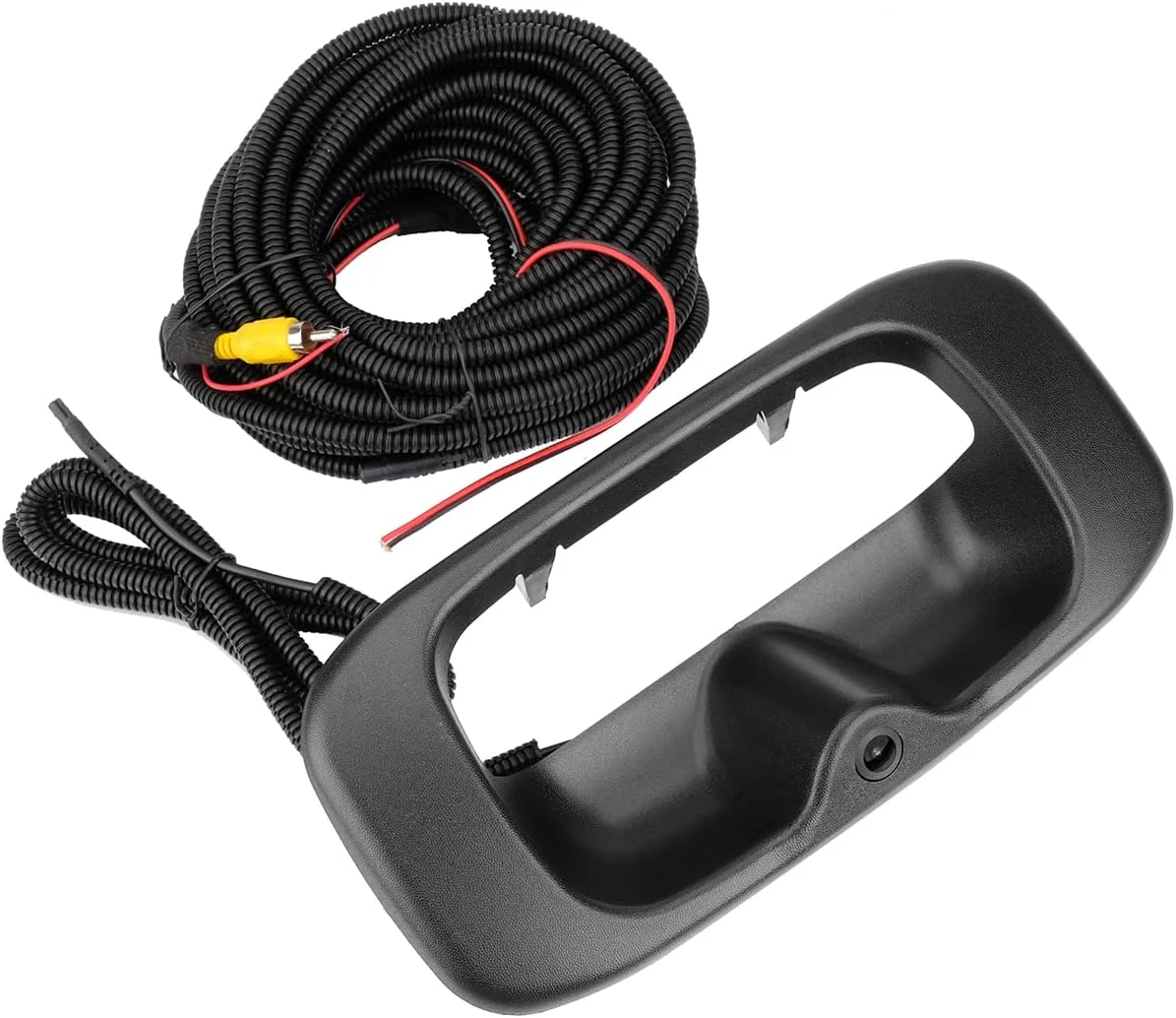 Rear View Backup Camera Tailgate Handle Camera Compatible with Chevy Silverado and GMC Sierra Years