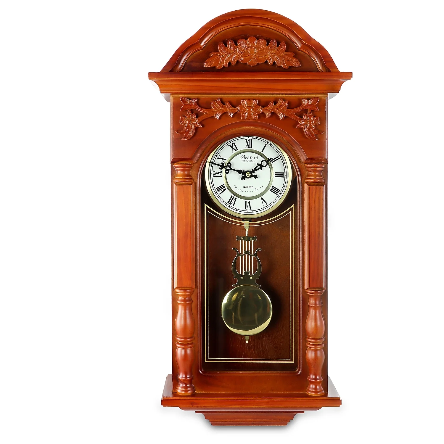 Bedford Clock Collection Wall Clock Wood (93697154M)