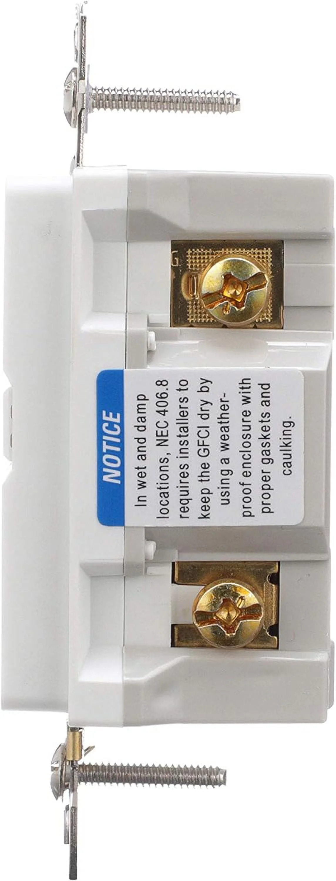 TWRSGF15W Arrow Tamper And Weather Resistant Duplex Gfci Receptacle, 125 Vac, 15 A, 2 Pole, 3 Wire, White